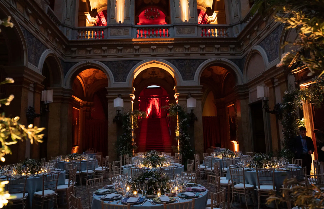 Luxury gala event atmosphere